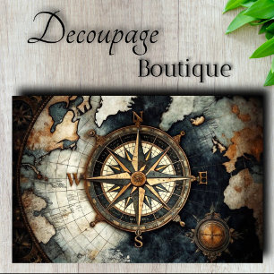 Papel De Seda Legado Marítimo Decoupage