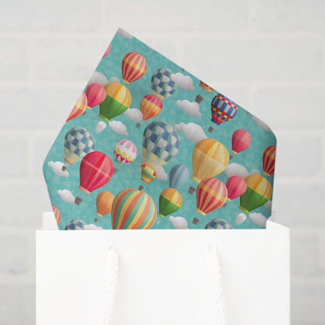 Papel De Seda legal festa de balões de ar quente (Sacola de presentes)