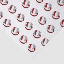 Papel De Seda Leicões de cinza Maroon