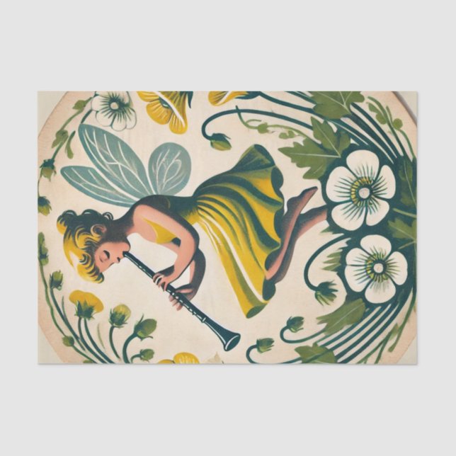 Papel De Seda Leite De Banda Clarinet (Frente )