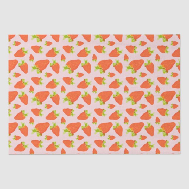 Papel De Seda Leite de morango (Frente )