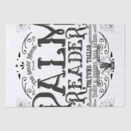 Papel De Seda Leitor de Palma Vintage Magia Cartomante Halloween