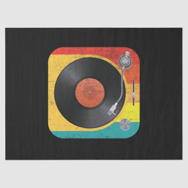 Papel De Seda Leitor de Registro de Vinilo (Frente )