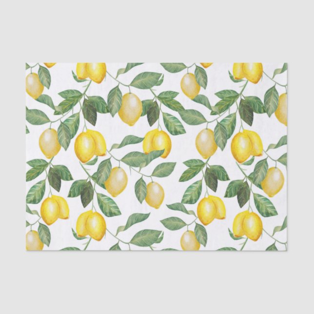 Papel De Seda Lemon Season | Padrão (Frente )