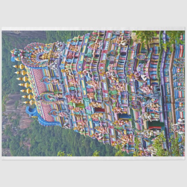 Papel De Seda lenço hindu (Frente )