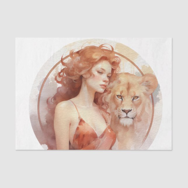 Papel De Seda Leo Tissue Paper (Frente )