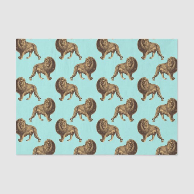 Papel De Seda Leões incríveis (Frente )