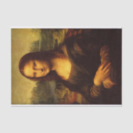 Papel De Seda Leonardo Da Vinci Mona Lisa Pintura De Arte Bela