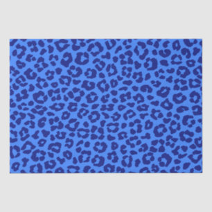 Papel De Seda Leopard Print-Blue-