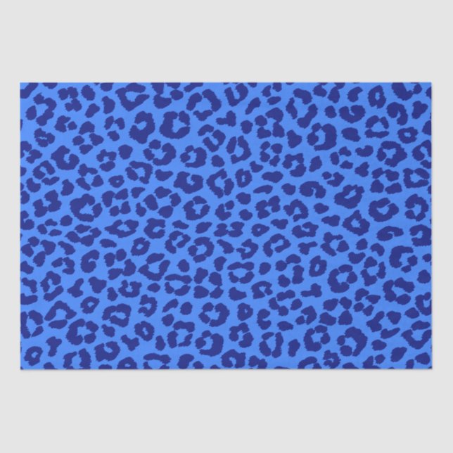 Papel De Seda Leopard Print-Blue- (Frente )
