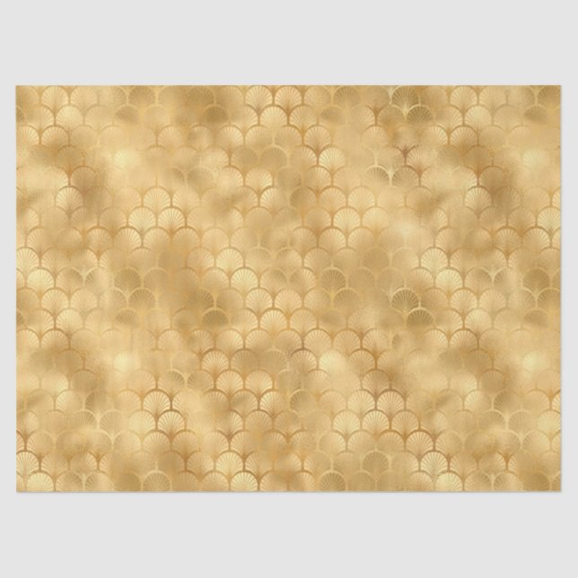 Papel De Seda Leopard Series Design 11 rosa e Dourada (Frente )