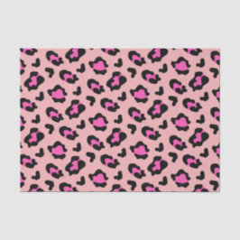 Papel De Seda Leopardo cor-de-rosa Impressão Animal