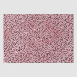 Papel De Seda Leopardo rosa - Imprimir brilho