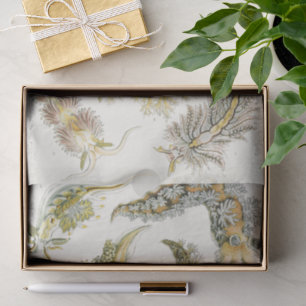 Papel De Seda Lesmas Marinhas, Caracóis por Ernst Haeckel, Anima