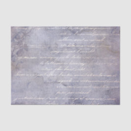 Papel De Seda Letra francesa vintage lavanda