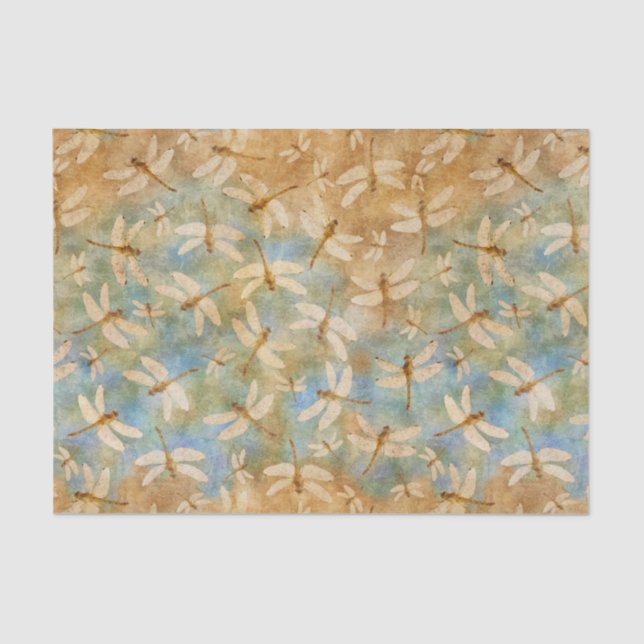 Papel De Seda Libélulas delicadas (Frente )