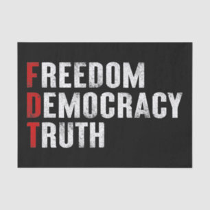 Papel De Seda Liberdade Democracia Verdade