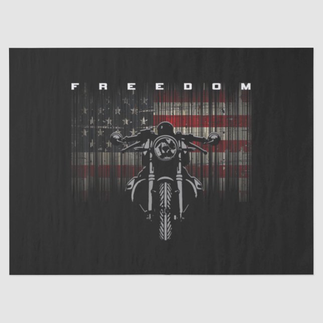 Papel De Seda Liberdade para motocicleta americana (Frente )