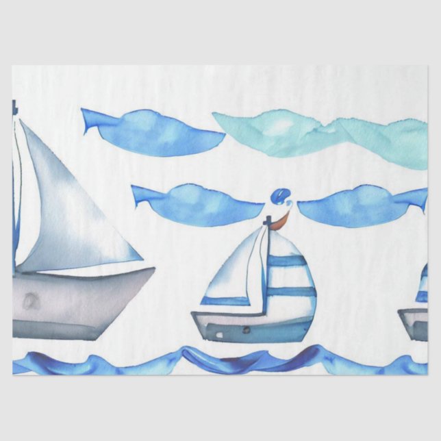 Papel De Seda "Libere a Aventura do Mar: Voz Náutica" (Frente )