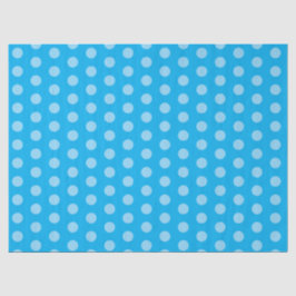 Papel De Seda Light Blue Polka Dots 