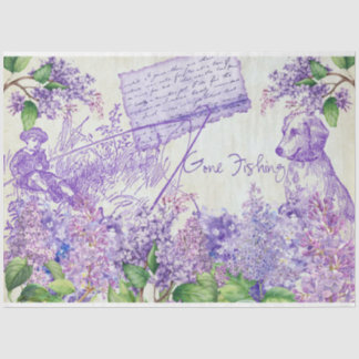 Papel De Seda Lilac Days Série Design 8
