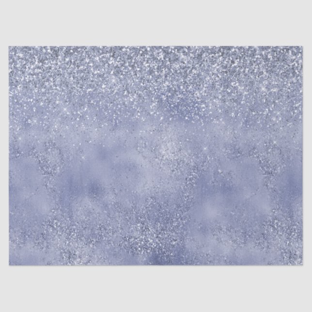 Papel De Seda Lilac Purple Glitter Glitz brilho (Frente )