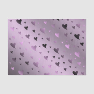 Papel De Seda lilac,roxo,coração, amor, namorados, forma, símbol