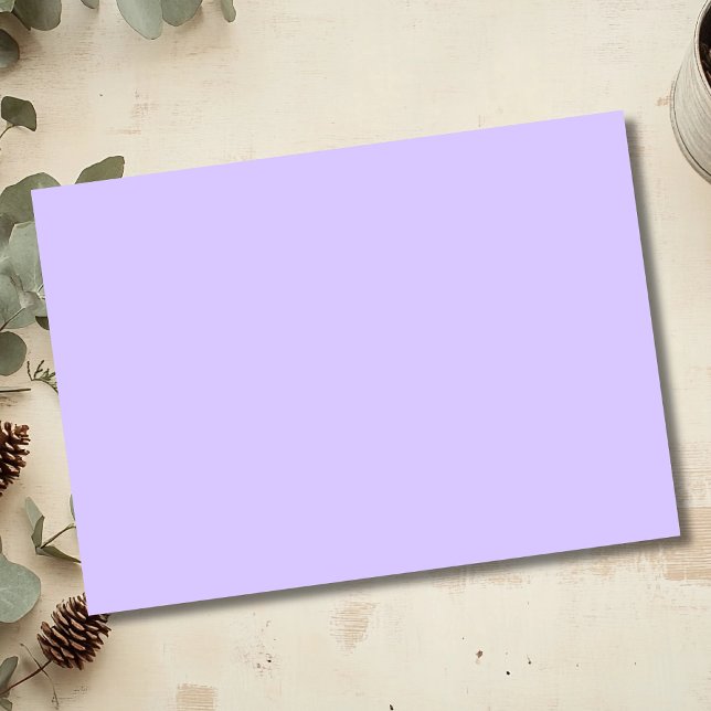 Papel De Seda Lilac Sonha Cor Sólida | Elegante Clássico (Criador carregado)
