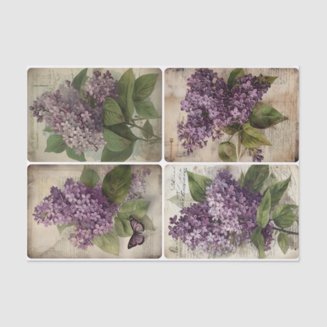 Papel De Seda Lilacs (Frente )