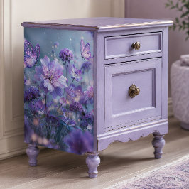 Papel De Seda Lilás Glowing Borboleta Flor Decoupage