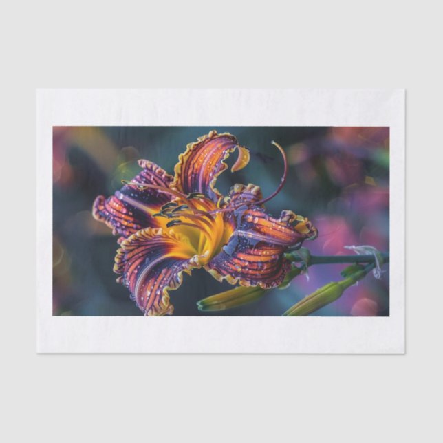 Papel De Seda Lily Flower4 (Frente )