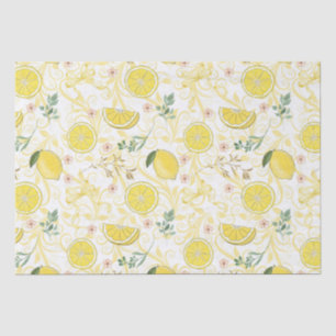 Papel De Seda Limão Citrus Botanical