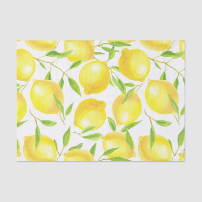 Papel De Seda Limões e design (Frente )