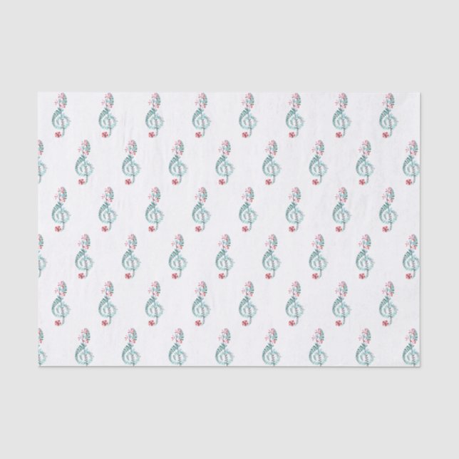 Papel De Seda Limpeza de Treble de Aquarela Ameaçada (Frente )