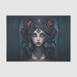 Papel De Seda Linda conta de ciganos da Fortune Teller Mulher De