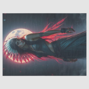 Papel De Seda Linda desacoplamento de mulheres nativas americana