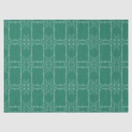 Papel De Seda Linda Flor Verde Menta