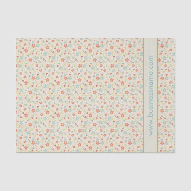 Papel De Seda Linda Floral Vintage Primavera (Frente )
