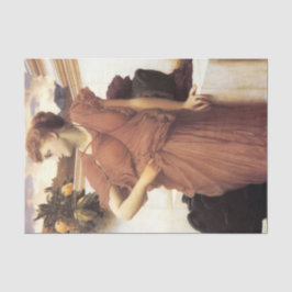 Papel De Seda Linda mulher na fonte