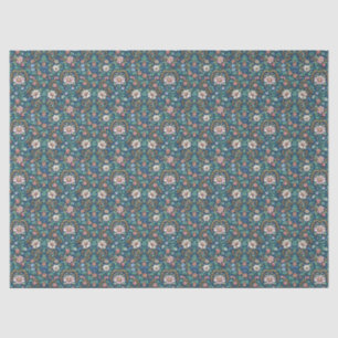 Papel De Seda Linda Vintage Floral