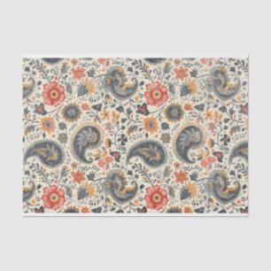 Papel De Seda Linda Vintage Paisley Pattern