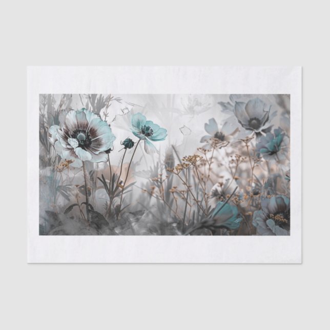 Papel De Seda Lindas Flores13 (Frente )