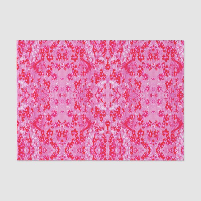 Papel De Seda Lindas Flores Vermelhas (Frente )