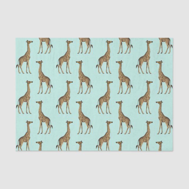 Papel De Seda Lindas Girafas (Frente )