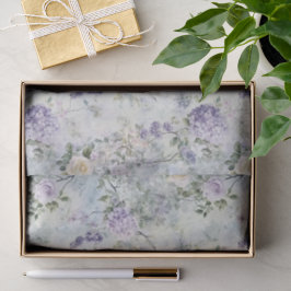 Papel De Seda Lindas Rosas Brancas Lavanda Roxo Floral Casamento