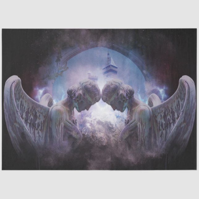 Papel De Seda Lindos Anjos Desaparecem  (Frente )