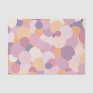 Papel De Seda Lindos círculos rosa