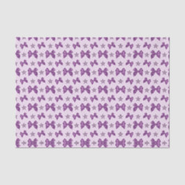 Papel De Seda Lindos Laços de Efeito de Cetim Roxo