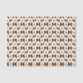 Papel De Seda Lindos Laços de Efeito de Seda Marrom