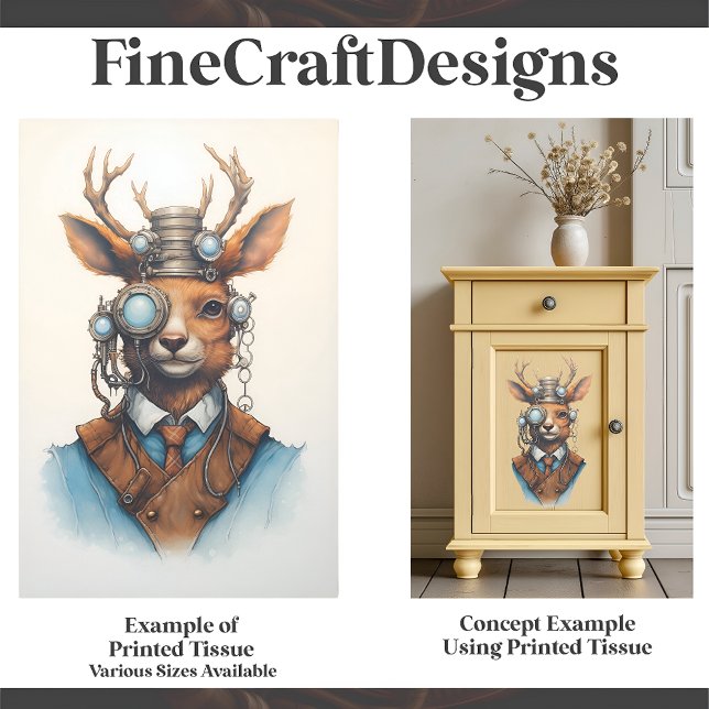 Papel De Seda Lindos Renaissancistas de Aquarela Steampunk Decou (Criador carregado)